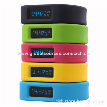 Smart Bluetooth V2.1 Bracelets, 0.91-inch OLED, BT Sync to Mobile, Pedometer, Sleep Monitoring